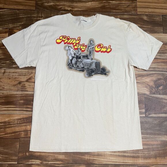 Vintage 2004 The Three Stooges Pimp My Car Graphic T-Shirt RARE Men’s Size XL - Picture 1 of 13